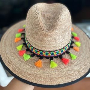Straw hat from Cancun, Mexico.